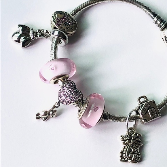 PANDORA bracelet ‘teddy  hearts’ - Picture 4 of 7